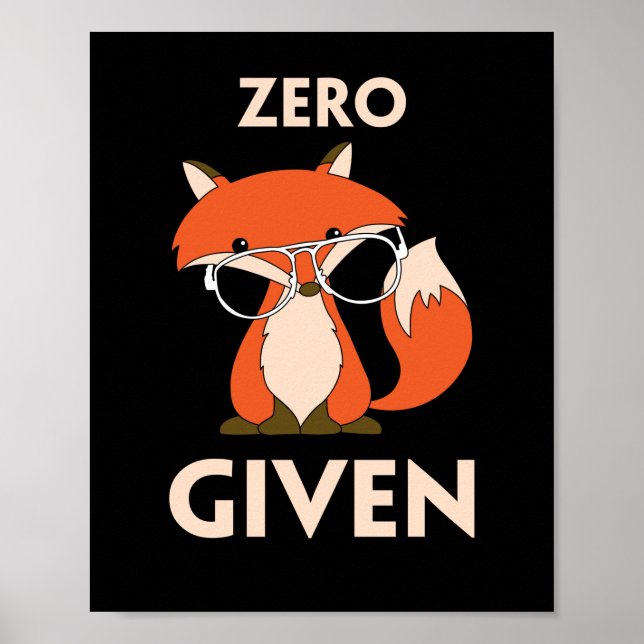 Poster Cute Bunny Rabbit With Glasses Hipster (Frente)