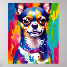 Poster Cute Chihuahu , Baixe o Cachorro de Arte Digital C