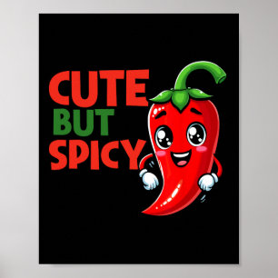 Poster Cute Chili Engraçado Fofo Mas Picante By1