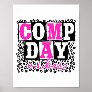 Poster Cute Comp Dia Vibrações Cheer Cheerleading Competi