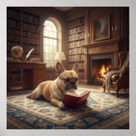 Poster Cute French Bulldog
