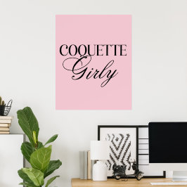 Poster Cute Girly Bow Wall 