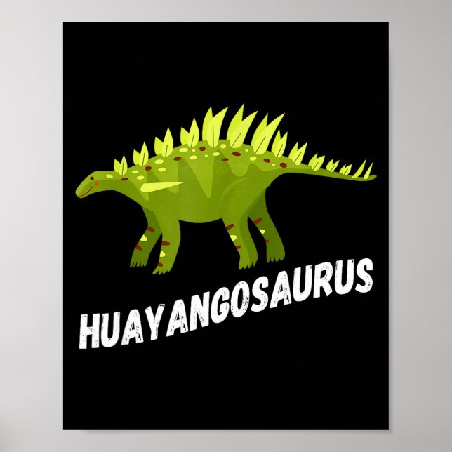 Poster Cute Huayangosaurus Dinosaur Design  (Frente)