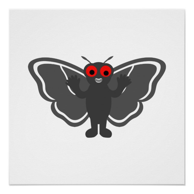 Póster Cute Mothman (Frente)
