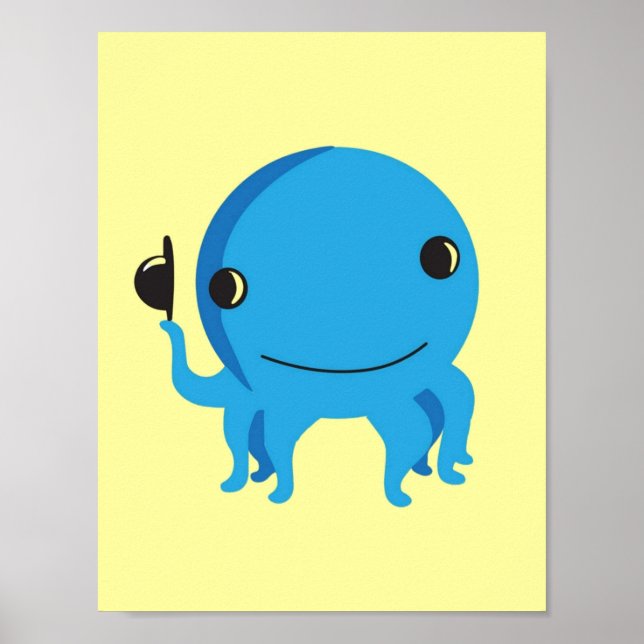 Poster Cute Oswald O Octopus (Frente)