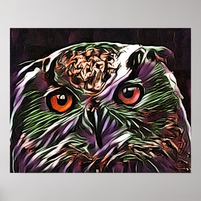POSTER CUTE OWL (Frente)