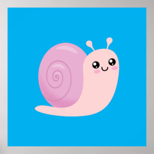 Poster Cute Snail