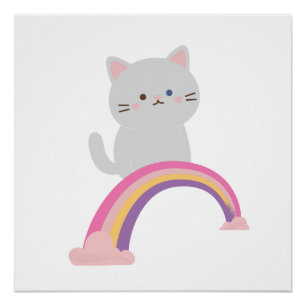 Póster Cutie Kitten Cat