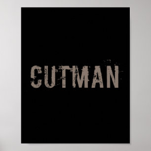 Poster Cutman Tee For Funny Boxer Sinal Cutman