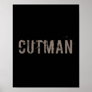 Poster Cutman Tee For Funny Boxer Sinal Cutman