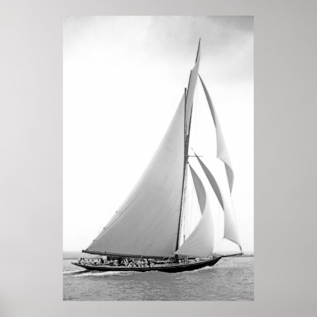 Poster Cutter Yacht Britannia (Frente)