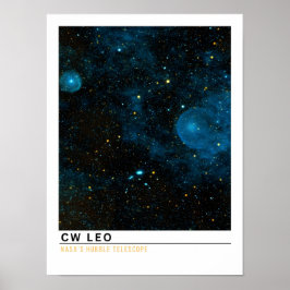 Poster CW Leonis IRC +10216 Educação Espacial