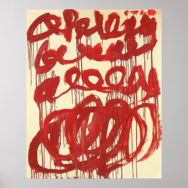 Poster CY Twombly (30) (Frente)
