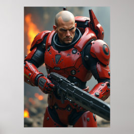 Poster Cyber Ares: Crimson War Engine