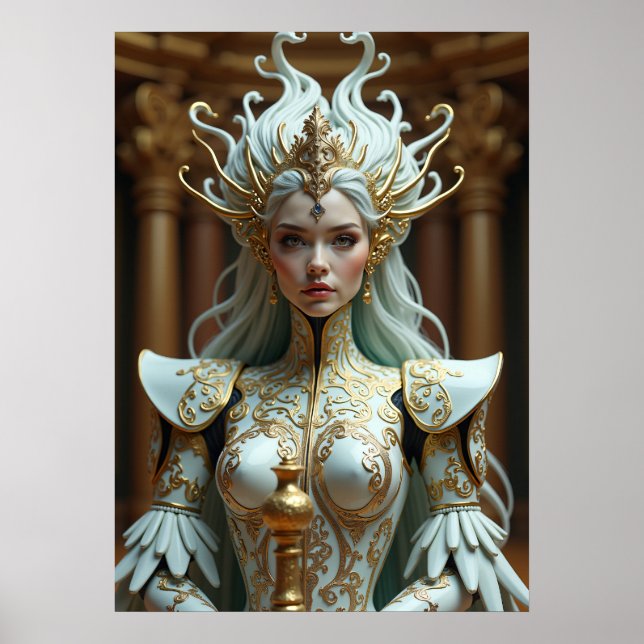 Poster Cyber Hera: Golden Queen (Frente)