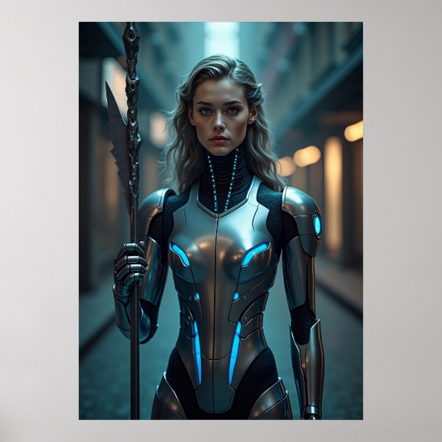 Poster Cyber Hermes: Data Wing Messenger (Frente)