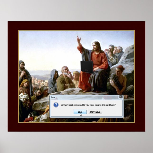 Poster Cyber Sermon Funny (Frente)