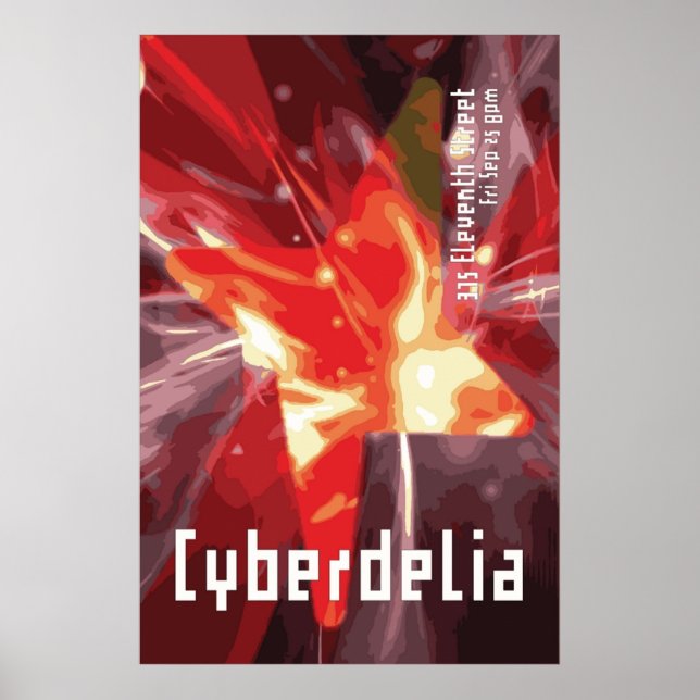 Poster Cyberdelia (Frente)