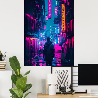 Poster Cyberpunk Street