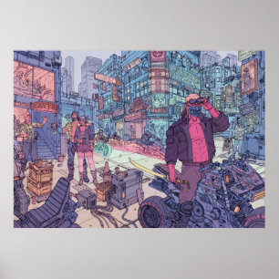 Poster Cyberpunk Tyger Cights Gang