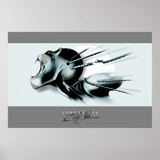 Poster Cyborg Ape (Frente)