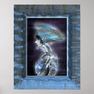 Poster Cyborg Hathaway PRINT