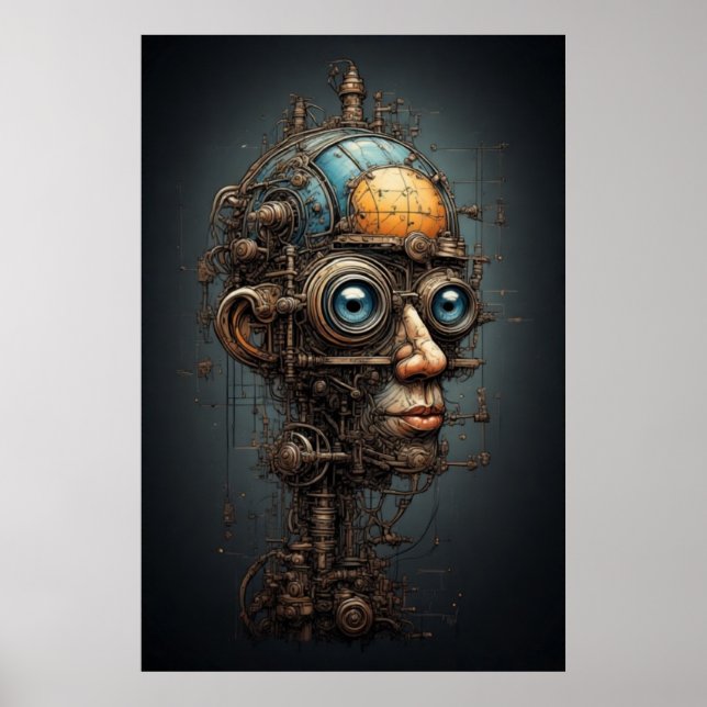 Poster Cyborg Man (Frente)