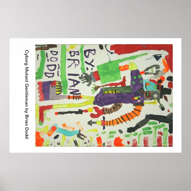 Póster Cyborg Mutant Gentleman (Frente)