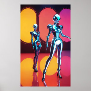 Poster Cyborg Party Girls III