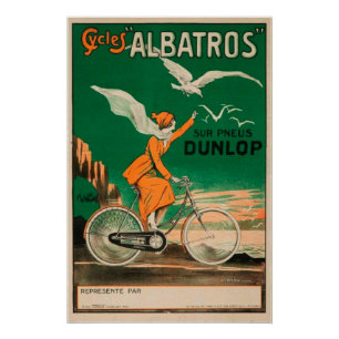 Póster Cycles Albatros Vintage