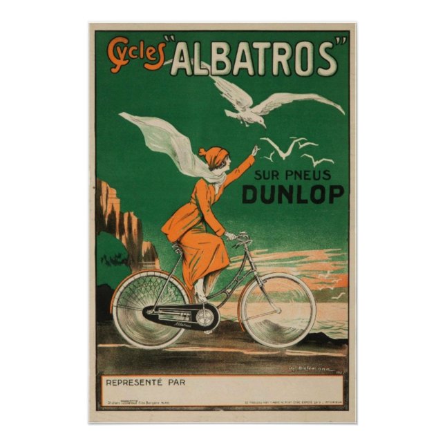 Póster Cycles Albatros Vintage (Frente)
