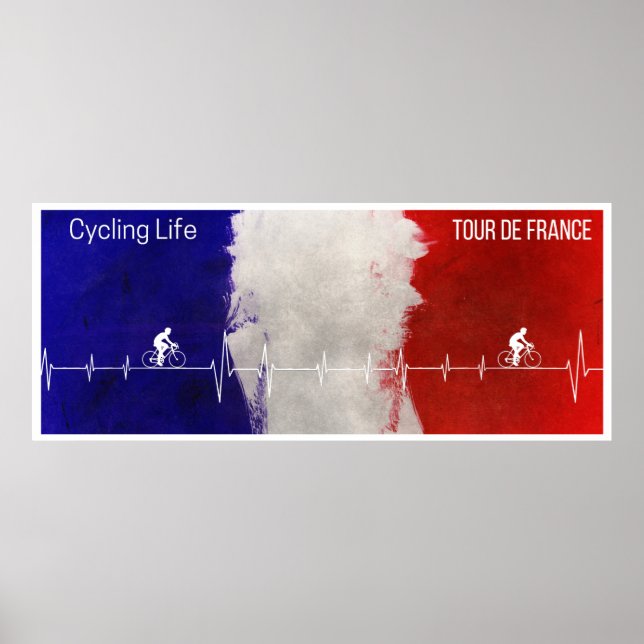 Poster Cycling Life, Volta à França (Frente)