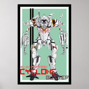 Poster Cyclone Mecha Robot