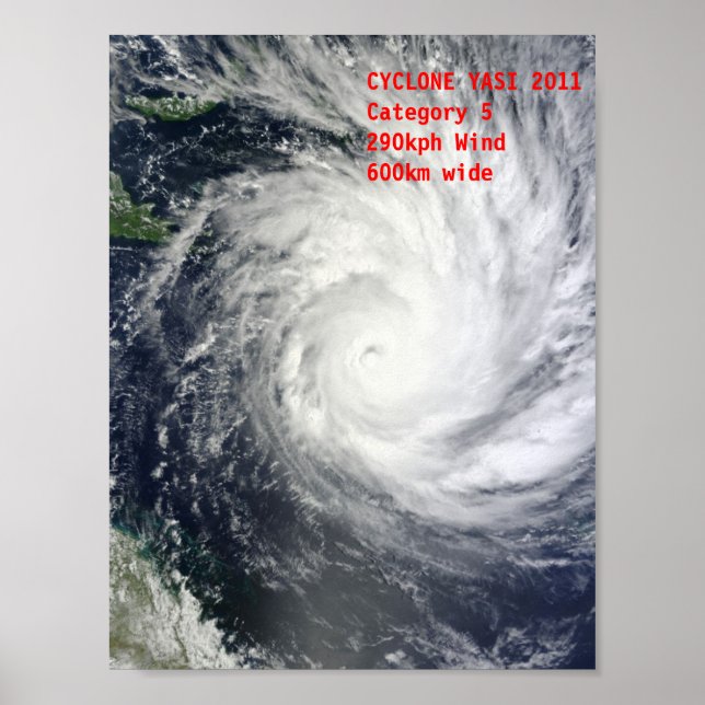 POSTER CYCLONE YASI 2011 (Frente)