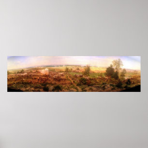 Póster Cyclorama Paul Philippoteaux de Gettysburg do