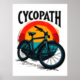Poster Cycopath: Bike Energetica com Teto Gráfico do Sol