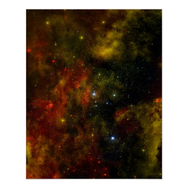 Póster Cygnus OB2 Star Cluster (Frente)