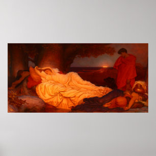 Poster Cymon e Iphigenia, por Lord Frederic Leighton, 188