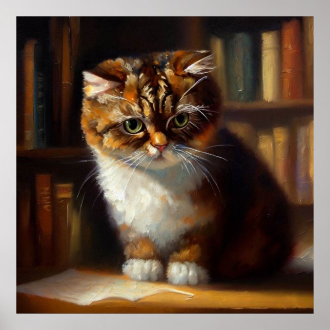 Poster Cymric Cat (Frente)