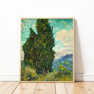 Poster Cyprestes, Vincent van Gogh Art