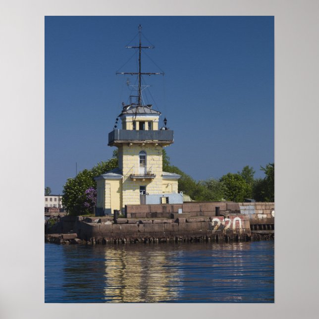 Póster Czar Peter, a cidade-fortaleza Naval dos Excelente (Frente)