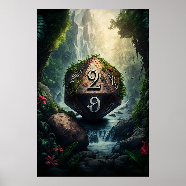 Poster D20 De Tranquilidade (Frente)