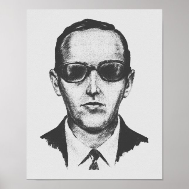 Póster D.B. Cooper (Frente)