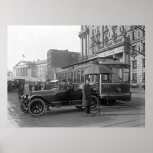 Poster D.C. Bobina de tráfego, 1913