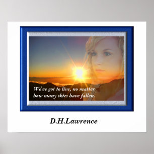 Póster D.H. Lawrence - citações