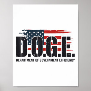 Poster D.o.g., Departamento de Cães para a Eficiência do 