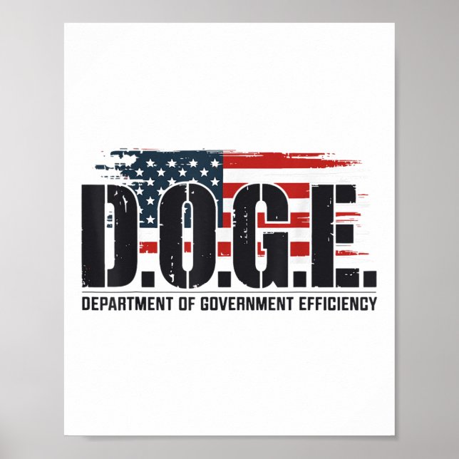 Poster D.o.g., Departamento de Cães para a Eficiência do  (Frente)