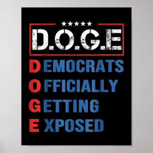 Poster D.o.g. e Departamento de Cães de Eficiência do Gov
