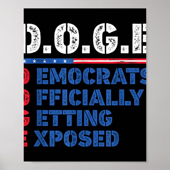 Poster D.o.g. e Departamento de Cães para a Eficiência do (Frente)