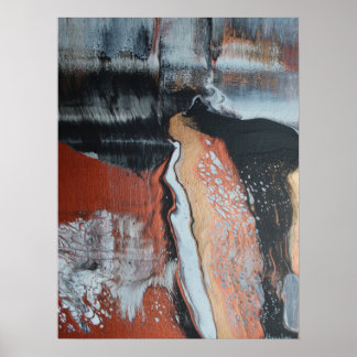 Poster d une peinture "Cascade1" de Valérie Bosche